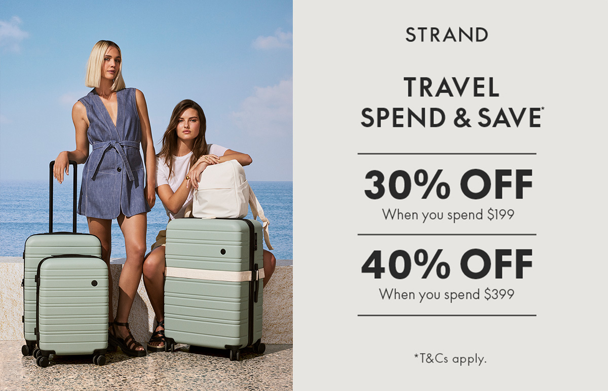 Spend $199 and Save 30%, Spend $399 and Save 40% on Travel