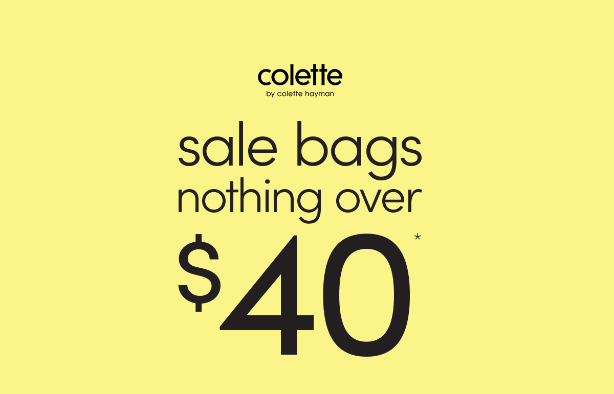 Nothing over $40 Sale Bags