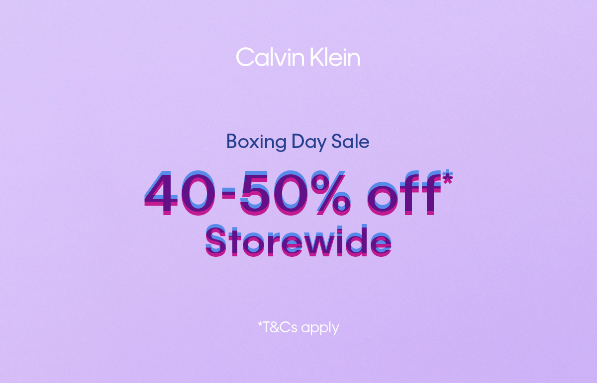 Calvin Klein - 40-50% Off Storewide 