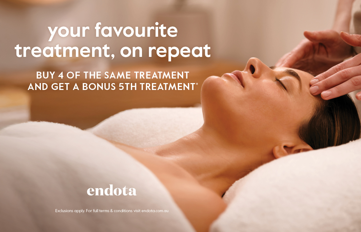 endota - buy 4 treatments and get a bonus 5th treatment