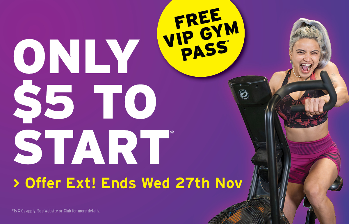 OFFER EXTENDED! MASSIVE 95% OFF ENROLMENT! FREE VIP GYM PASS* 