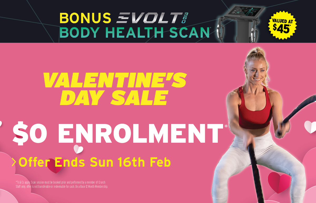 Crunch Fitness - Valentines day sale 