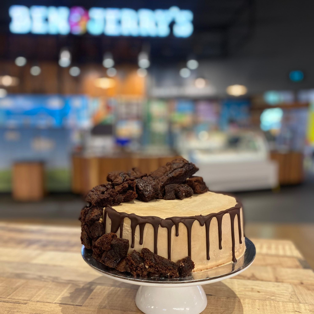 Custom Ben & Jerry's  ice cream cakes now available! 